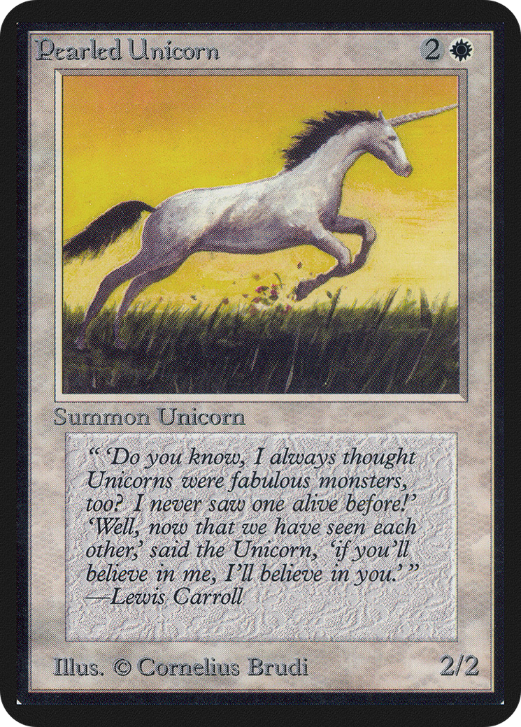 Pearled Unicorn (LEA-) - Limited Edition Alpha