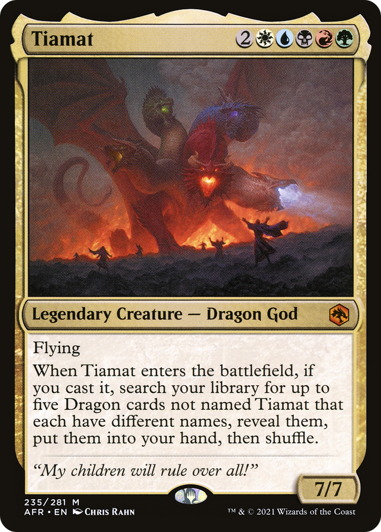Tiamat (AFR-235) - Adventures in the Forgotten Realms Foil
