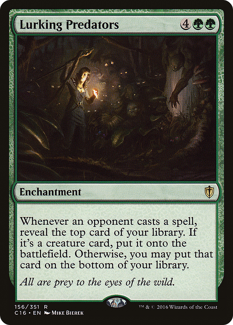Lurking Predators (C16-156) - Commander 2016