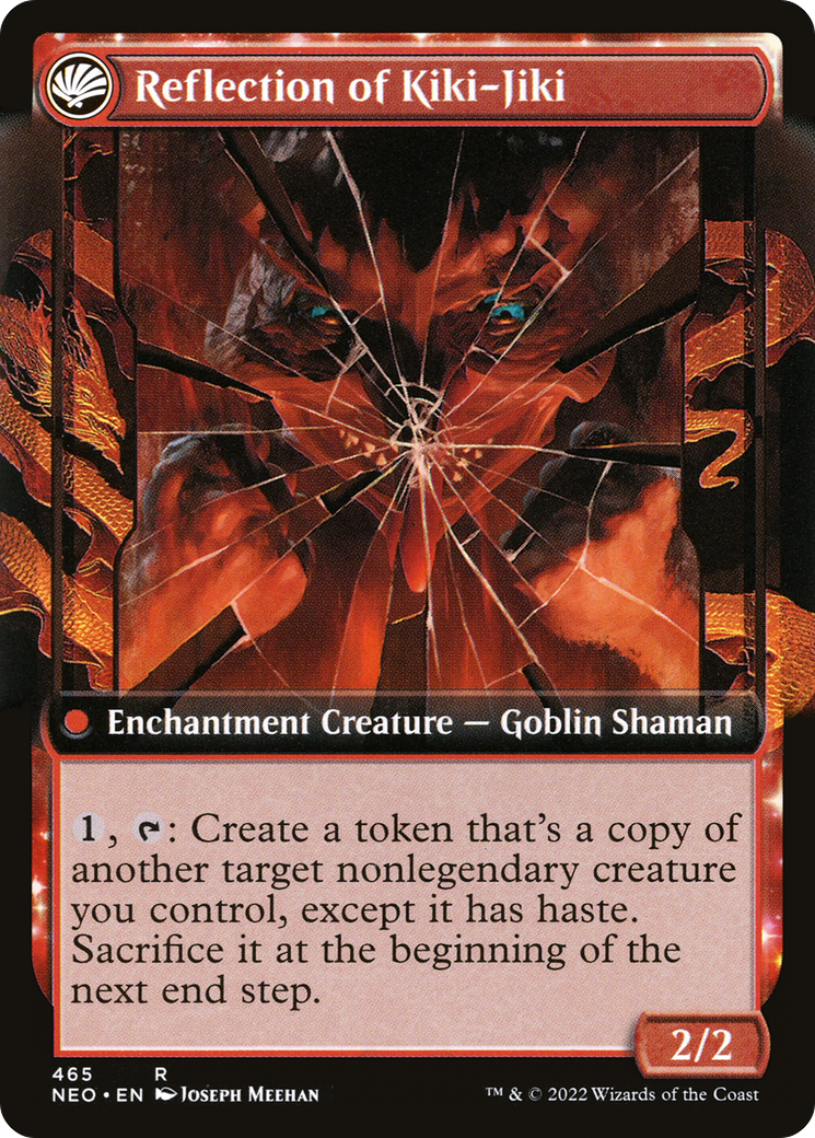 Fable of the Mirror-Breaker (Extended Art) (NEO-465) - Kamigawa: Neon Dynasty: (Extended Art, fandfc, enchantment) Foil