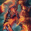 Kuldotha Cackler // Kuldotha Cackler (AONE-032) - Phyrexia: All Will Be One Art Series (Borderless) Foil