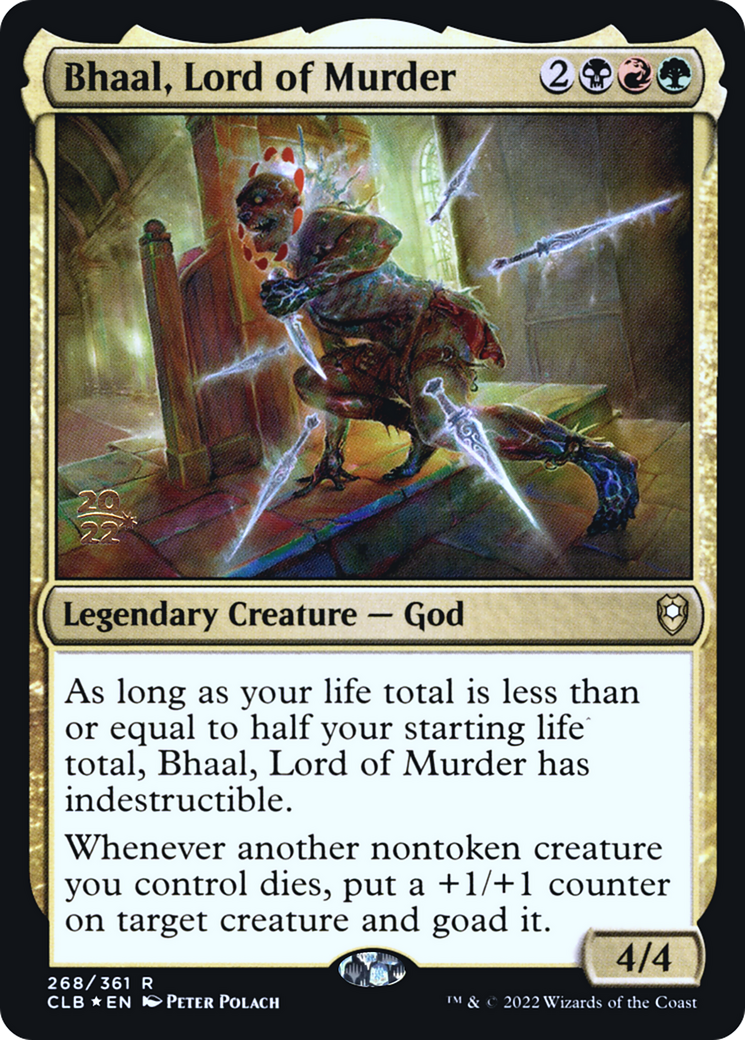 Bhaal, Lord of Murder (PRE-268) - Battle for Baldur's Gate Promos Foil