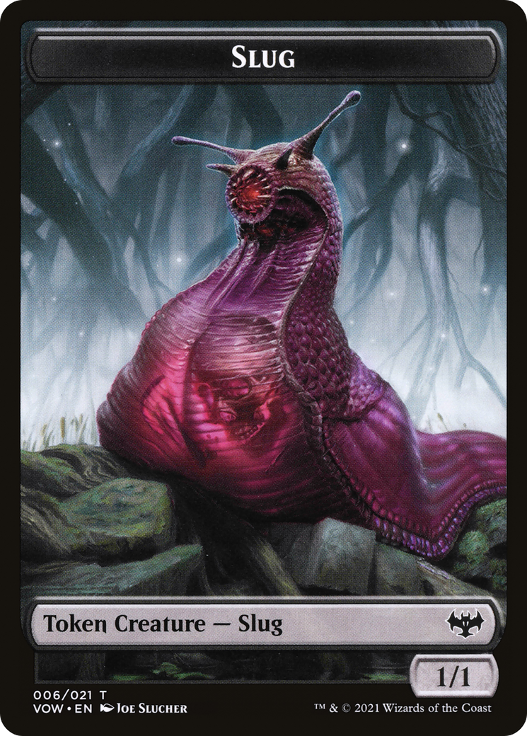 Slug (TVOW-006) // Blood (TVOW-017) - Innistrad: Crimson Vow Double Sided Token Foil