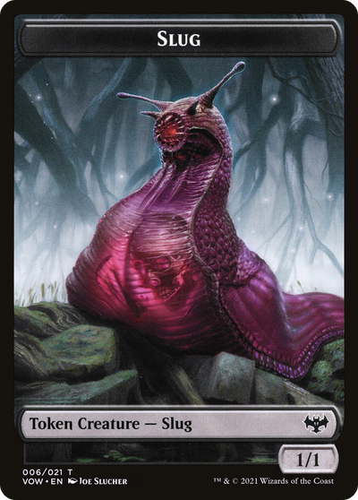 Slug (TVOW-006) // Blood (TVOW-017) - Innistrad: Crimson Vow Double Sided Token Foil