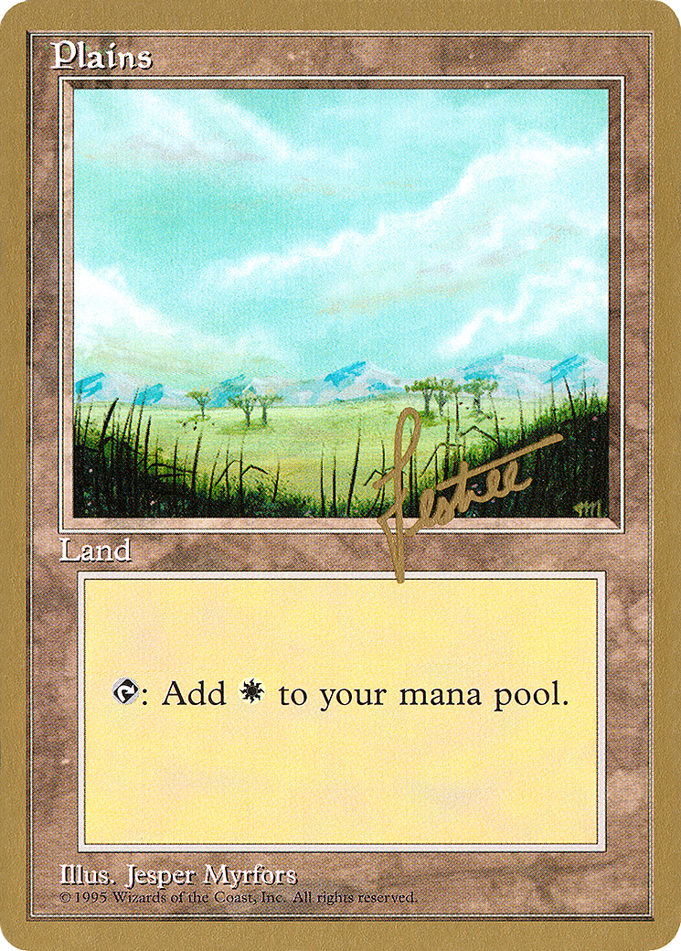 Plains (B) - 1996 Bertrand Lestree (4ED) (WCD-) - Pro Tour Collector Set