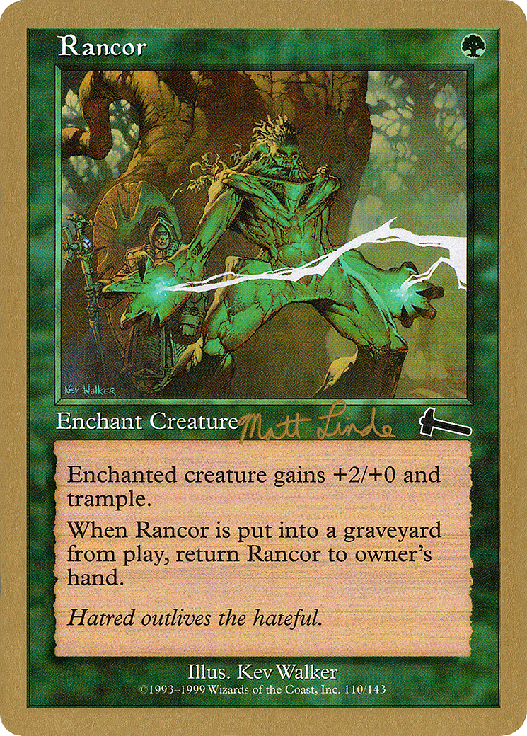 Rancor - 1999 Matt Linde (ULG) (WCD-) - World Championship Decks 1999