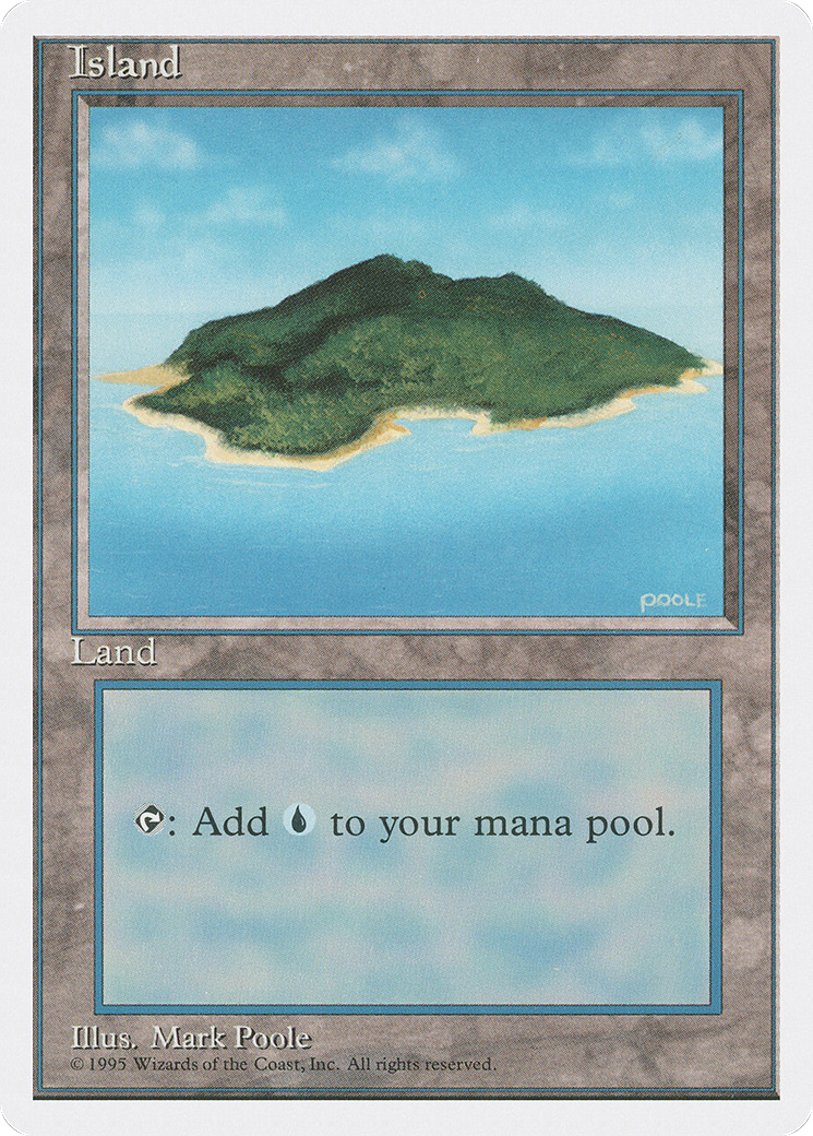 Island (B) (4ED-178) - Fourth Edition