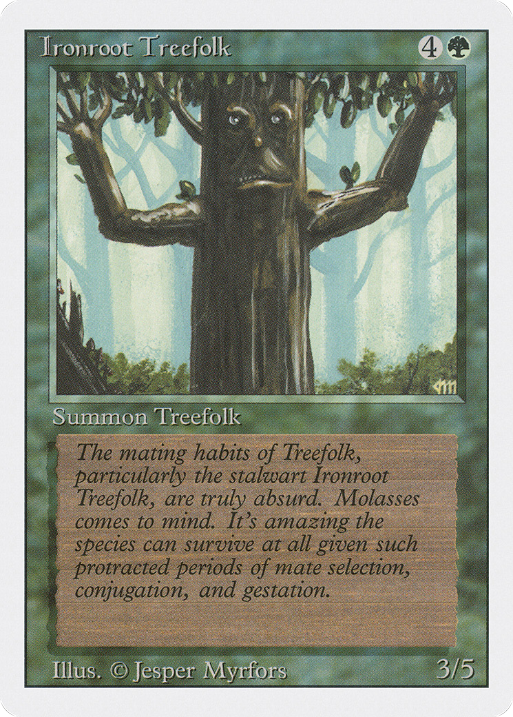 Ironroot Treefolk (3ED-) - Revised Edition