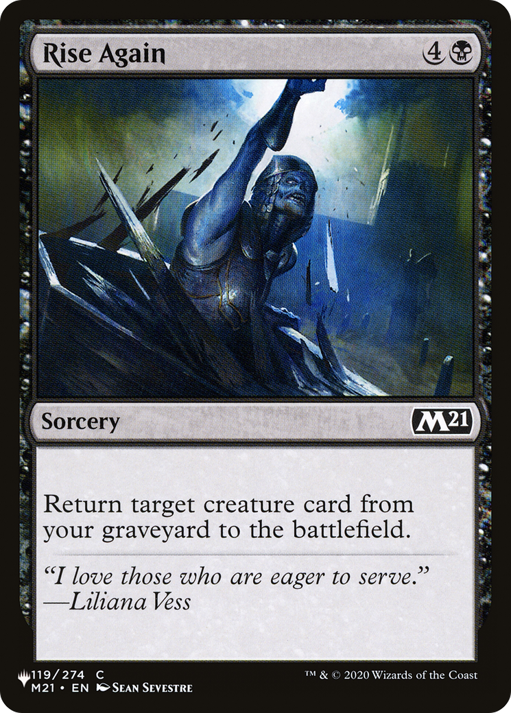 Rise Again (LIST-119/274) - The List