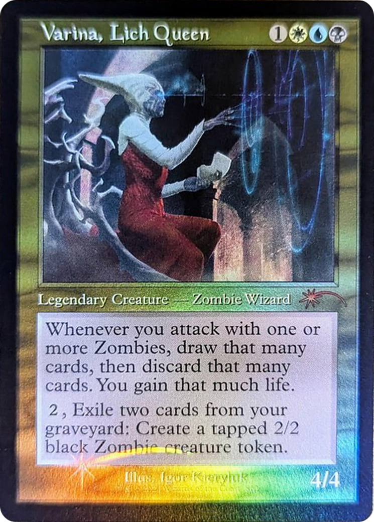 Varina, Lich Queen (Retro Frame) (SLD-861) - Secret Lair Drop Foil