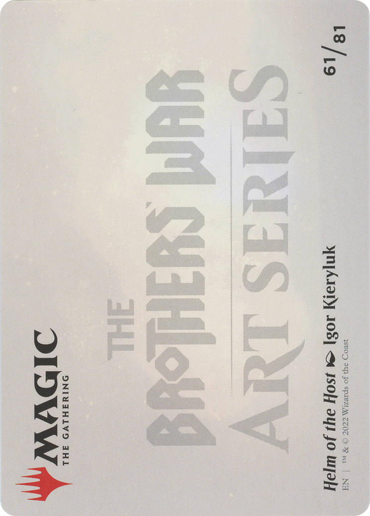 Helm of the Host // Helm of the Host (ABRO-061) - The Brothers' War Art Series (Borderless)