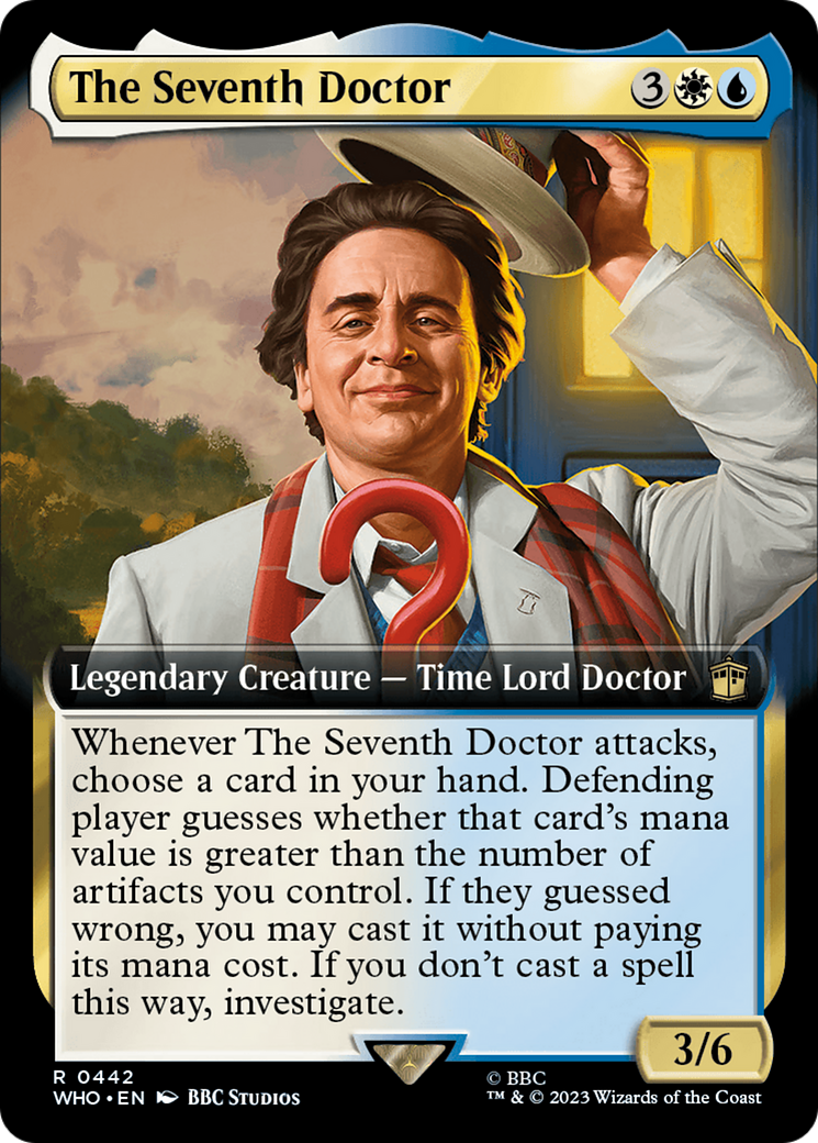 The Seventh Doctor (Extended Art) (WHO-442) - Doctor Who: (Extended Art)