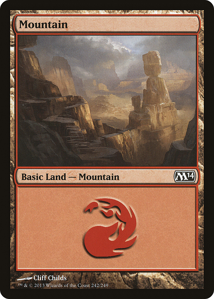 Mountain (242) (M14-242) - Magic 2014