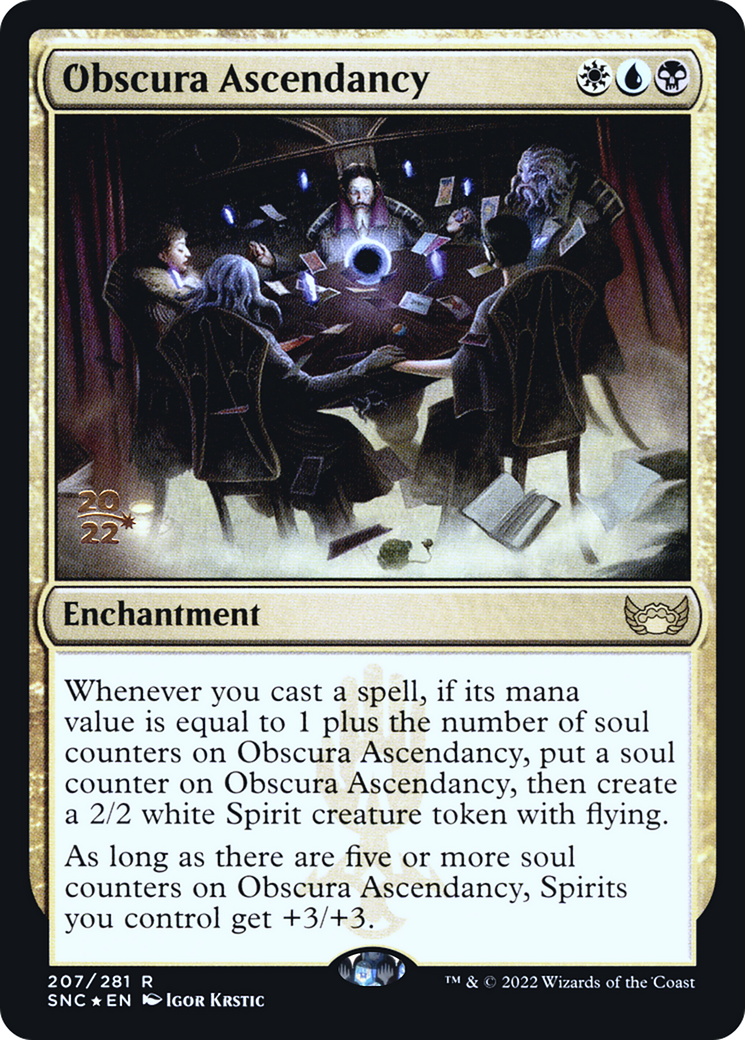Obscura Ascendancy (PRE-207) - Streets of New Capenna Promos Foil