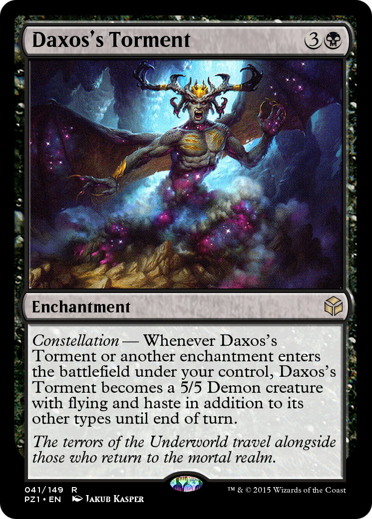 Daxos's Torment (PZ1-041) - Legendary Cube Prize Pack Foil