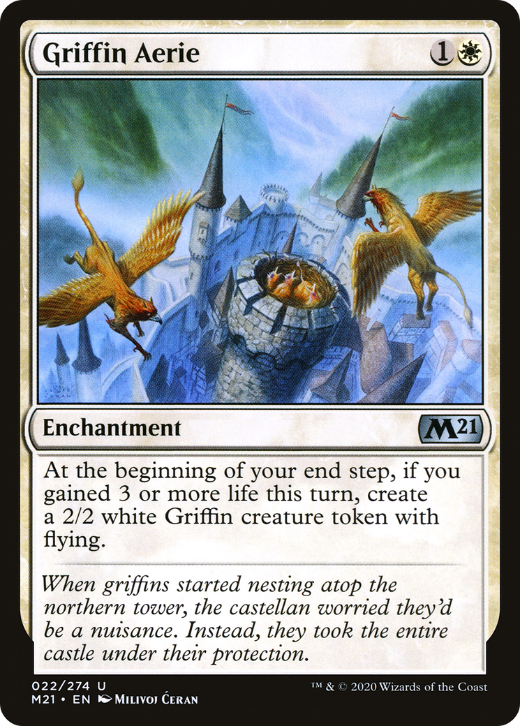Griffin Aerie (M21-022) - Core Set 2021 Foil