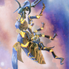 Zabaz, the Glimmerwasp // Zabaz, the Glimmerwasp (AMH2-065) - Modern Horizons 2 Art Series (Borderless) Foil