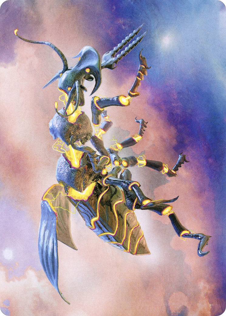 Zabaz, the Glimmerwasp // Zabaz, the Glimmerwasp (AMH2-065) - Modern Horizons 2 Art Series (Borderless)