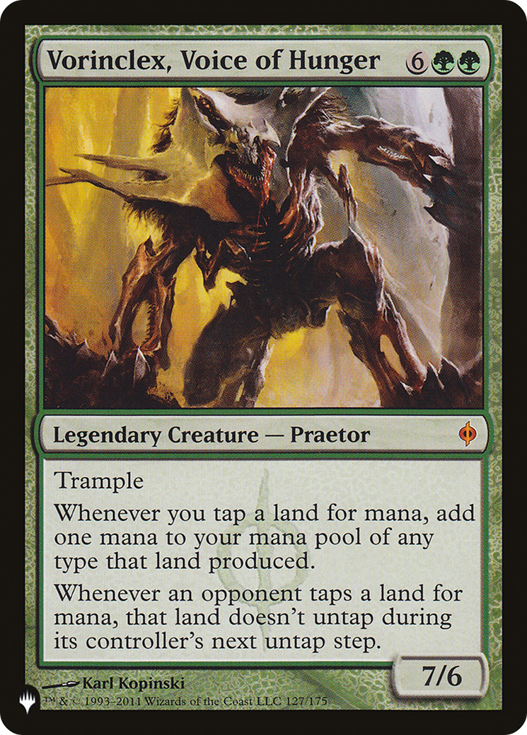 Vorinclex, Voice of Hunger (LIST-127/175) - The List