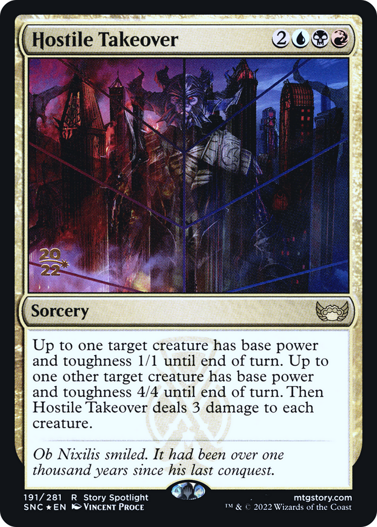 Hostile Takeover (PRE-191) - Streets of New Capenna Promos Foil