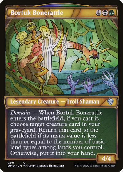 Bortuk Bonerattle (Showcase) (DMU-296) - Dominaria United: (Showcase)