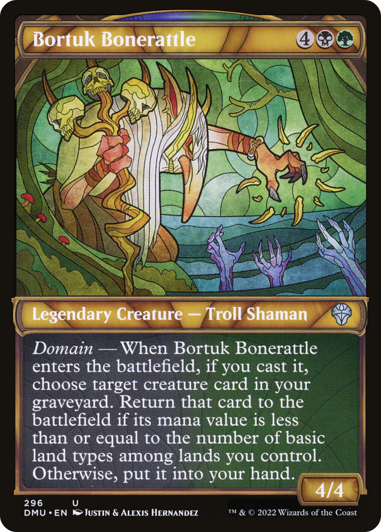 Bortuk Bonerattle (Showcase) (DMU-296) - Dominaria United: (Showcase) Foil