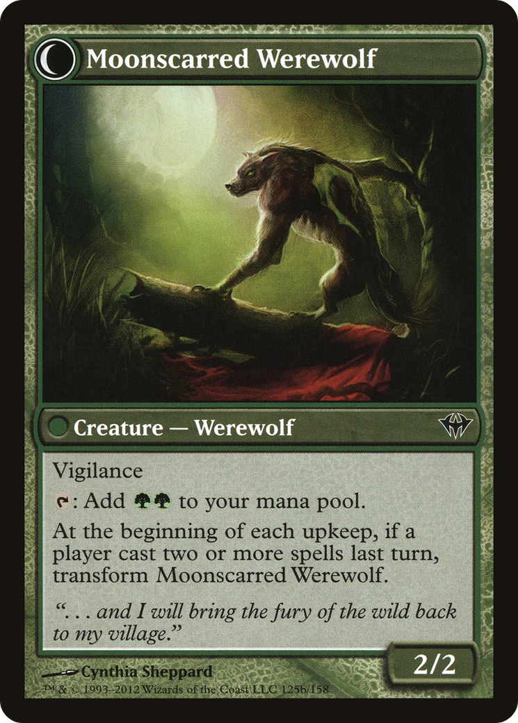 Scorned Villager (DKA-125) - Dark Ascension: (Double Faced Transform)
