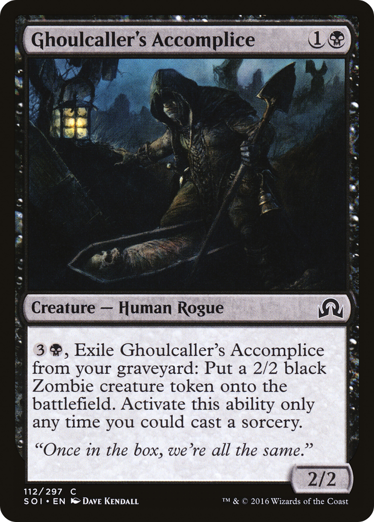Ghoulcaller's Accomplice (SOI-112) - Shadows over Innistrad Foil