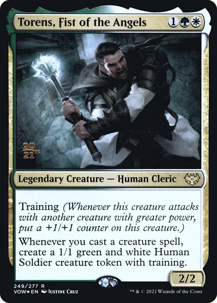Torens, Fist of the Angels (PRE-249) - Innistrad: Crimson Vow Promos Foil