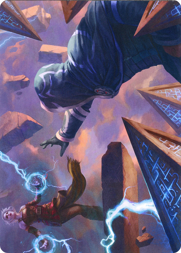 Nahiri's Binding // Nahiri's Binding (AZNR-042) - Zendikar Rising Art Series (Borderless)