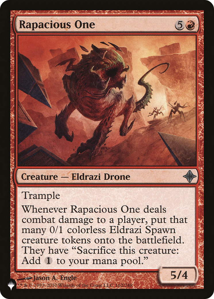 Rapacious One (LIST-162/248) - The List