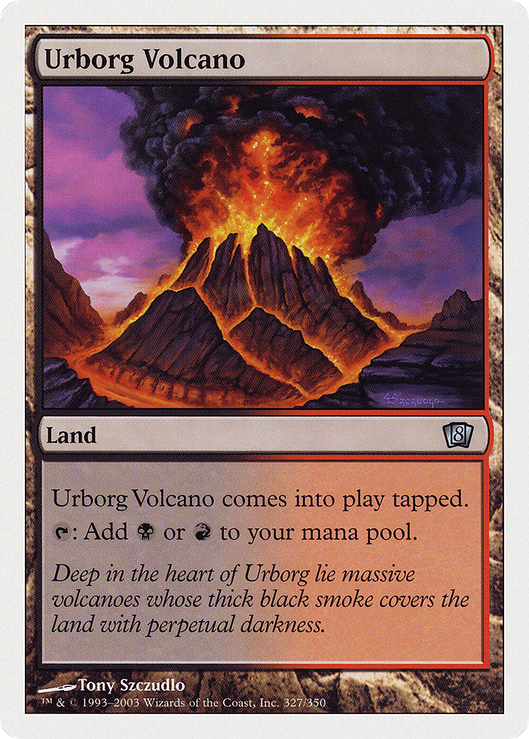 Urborg Volcano (8ED-327) - 8th Edition