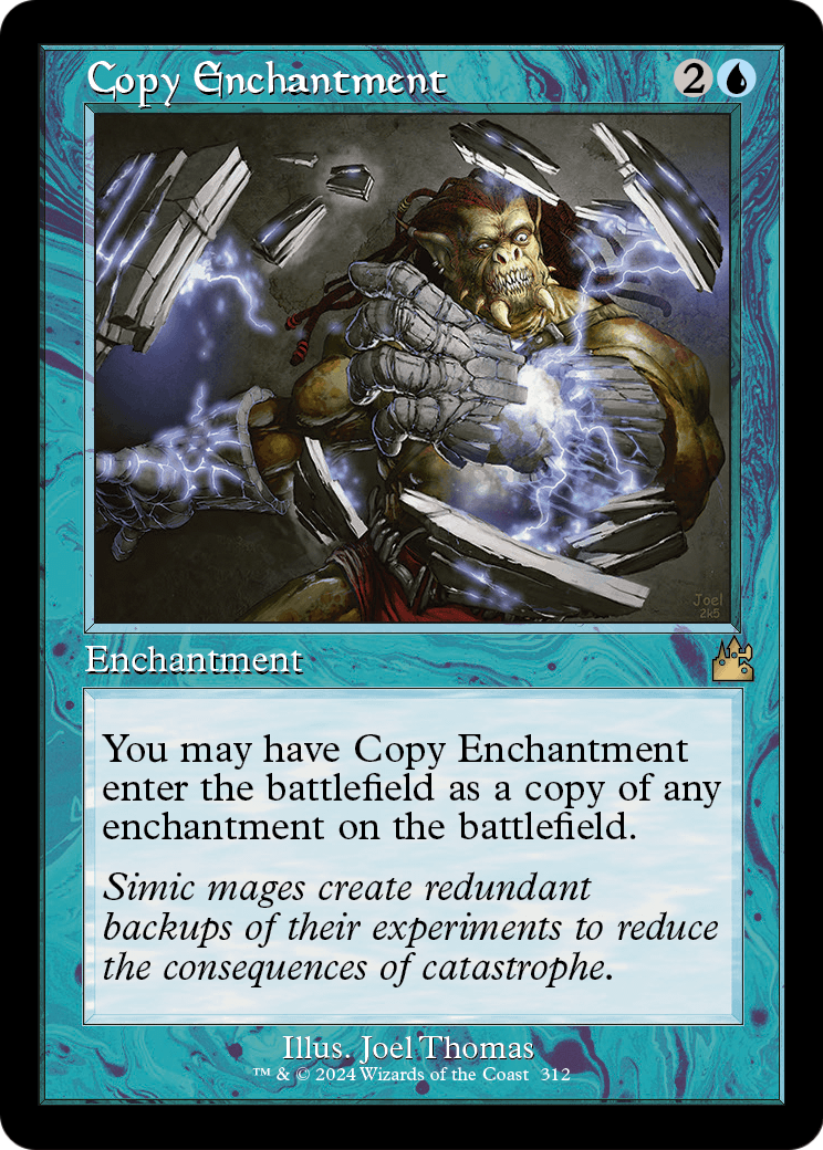 Copy Enchantment (Retro Frame) (RVR-312) - Ravnica Remastered