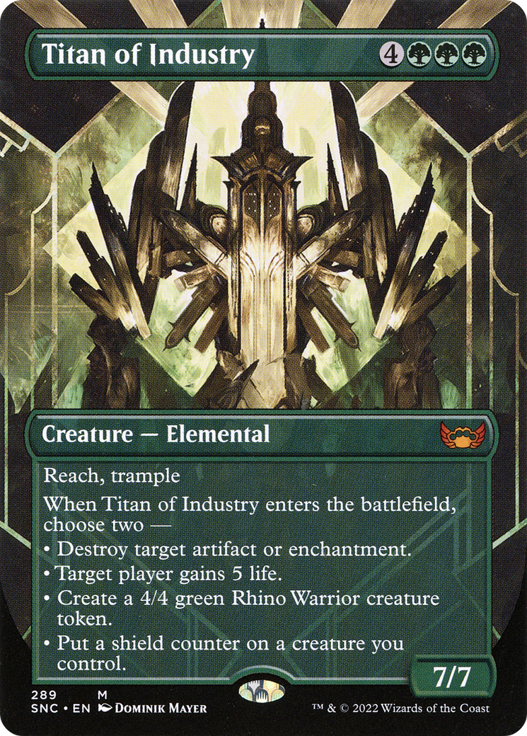 Titan of Industry (Borderless) (SNC-289) - Streets of New Capenna (Borderless)
