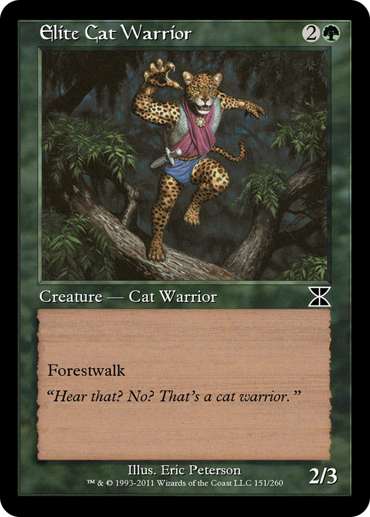 Elite Cat Warrior (ME4-151) - Masters Edition IV