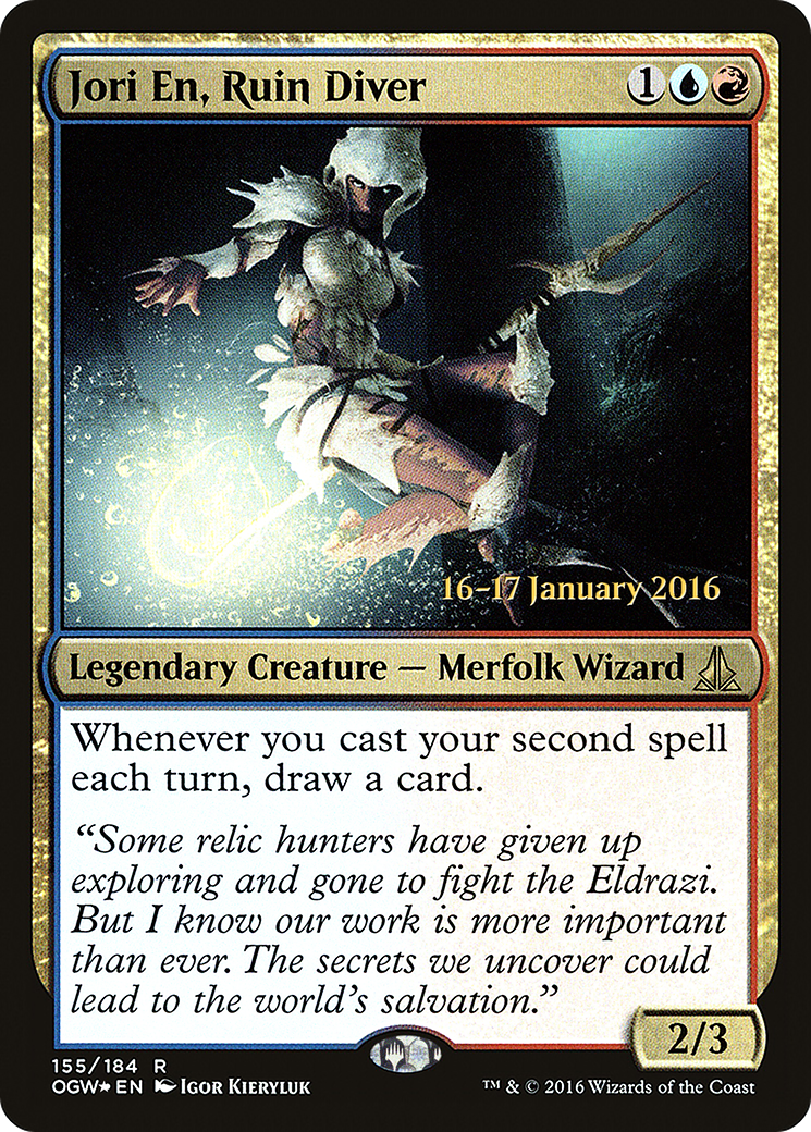 Jori En, Ruin Diver (PRE-155) - Oath of the Gatewatch Promos Foil