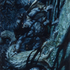 Unnatural Moonrise // Unnatural Moonrise (AMID-070) - Midnight Hunt Art Series (Borderless)