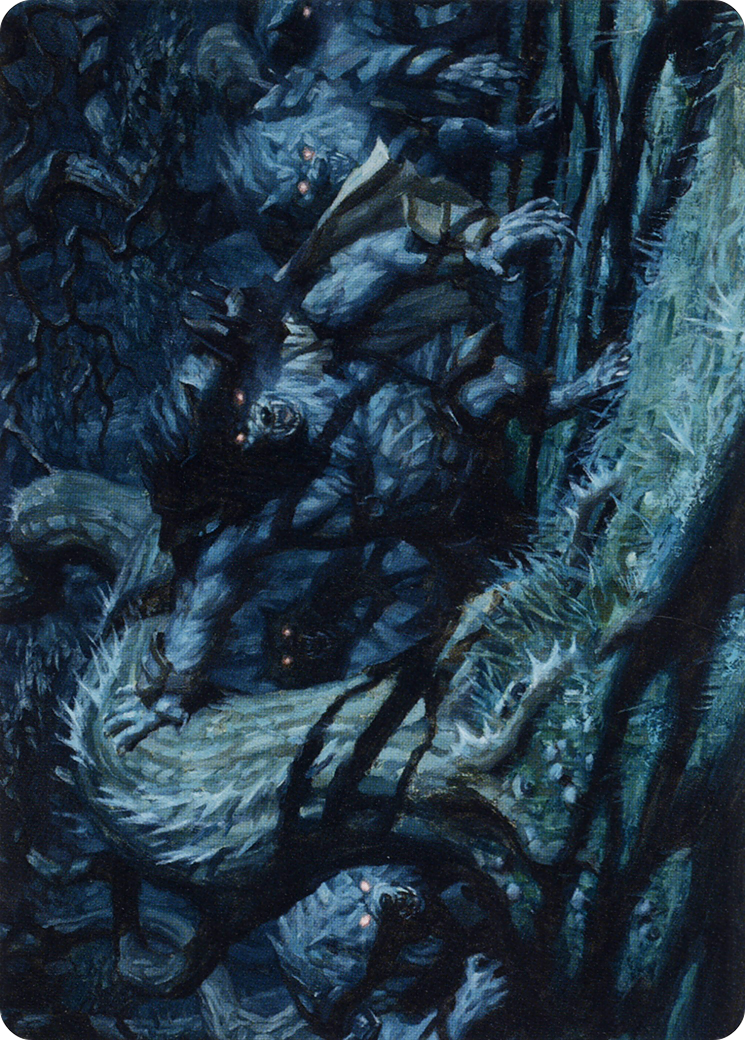 Unnatural Moonrise // Unnatural Moonrise (AMID-070) - Midnight Hunt Art Series (Borderless) Foil