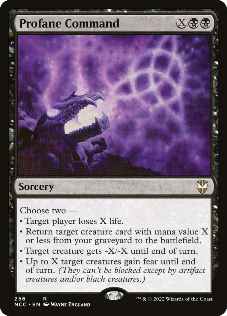 Profane Command [Streets of New Capenna Commander]