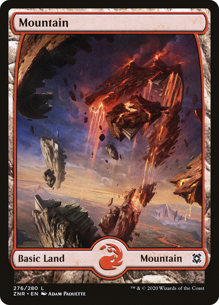 Mountain (276) - Full Art (ZNR-276) - Zendikar Rising: (Full Art)
