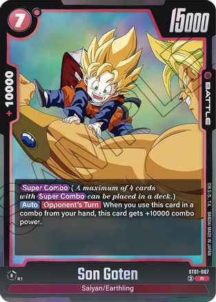 Son Goten - ST01-007 (ST01-007) - Story Booster 01 Holofoil