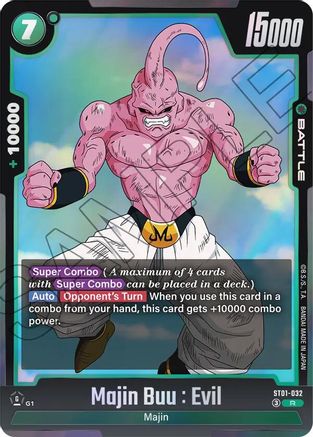 Majin Buu : Evil - ST01-032 (ST01-032) - Story Booster 01 Holofoil