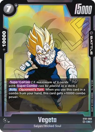 Vegeta - ST01-066 (ST01-066) - Story Booster 01 Holofoil