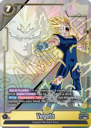 Vegeta - ST01-066 (Alternate Art) (ST01-066) - Story Booster 01 Holofoil