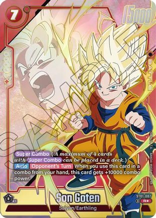 Son Goten - ST01-007 (Alternate Art) (ST01-007) - Story Booster 01 Holofoil
