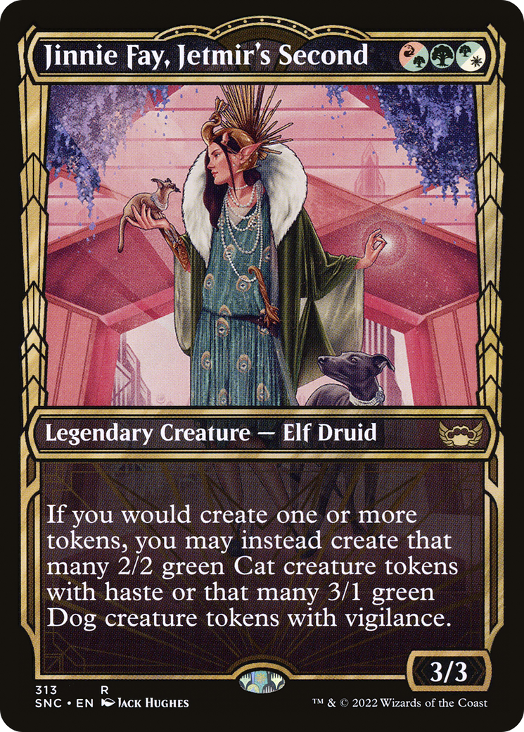 Jinnie Fay, Jetmir's Second (Showcase) (SNC-313) - Streets of New Capenna: (Showcase) Foil