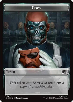 Copy (017) // Ape Villain (026) Double-Sided Token (Surge Foil) (MSC-17 // 26) - Commander: Marvel Super Heroes Foil