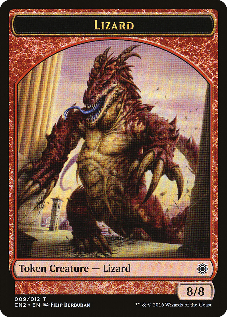 Lizard Token (CN2-009) - Conspiracy: Take the Crown Tokens