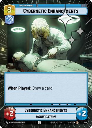 Cybernetic Enhancements (Hyperspace Foil) (589) - Ashes of the Empire Foil