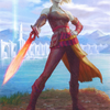 Nahiri, Heir of the Ancients // Nahiri, Heir of the Ancients (AZNR-003) - Zendikar Rising Art Series (Borderless)